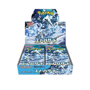 Booster Box Pokemon Japanese Snow Hazard